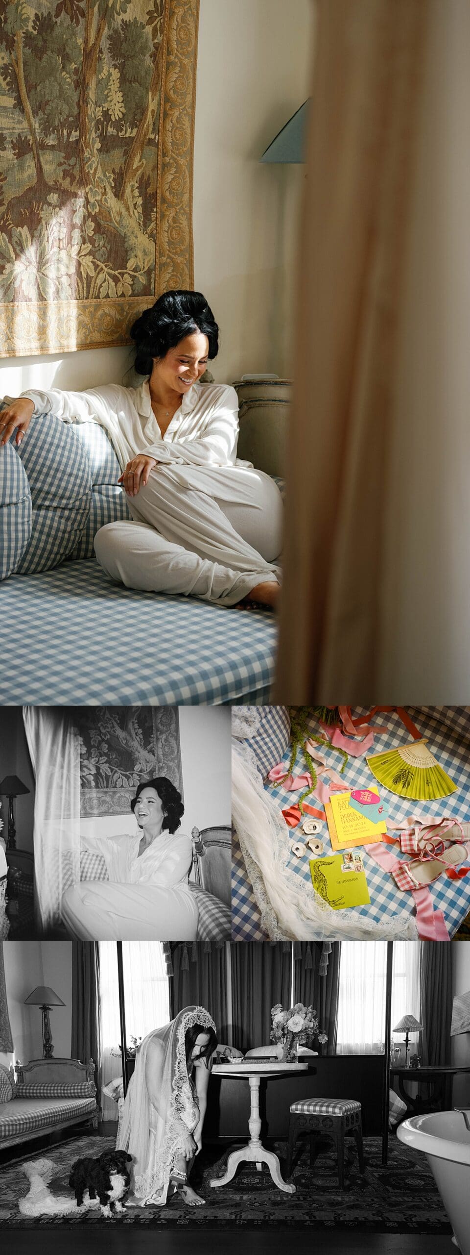 Woman getting ready for her wedding day by Shannon McLaughlin Photography